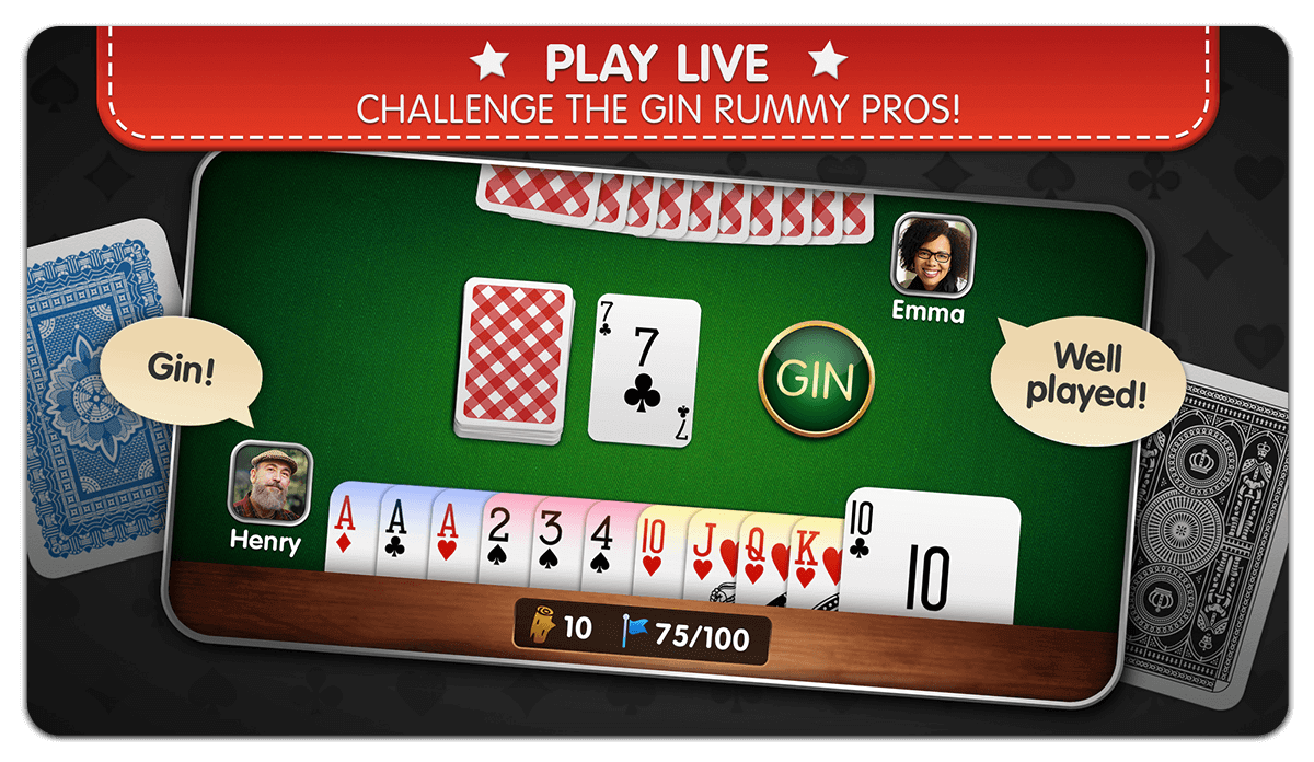 Gin Rummy  Play it online