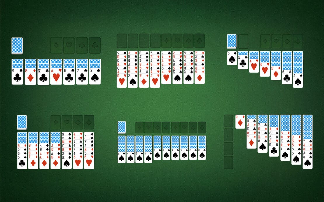 Solitaire Games: The different starting situations