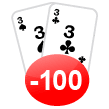 Symbol Canasta Sonderregel Schwarze Dreien