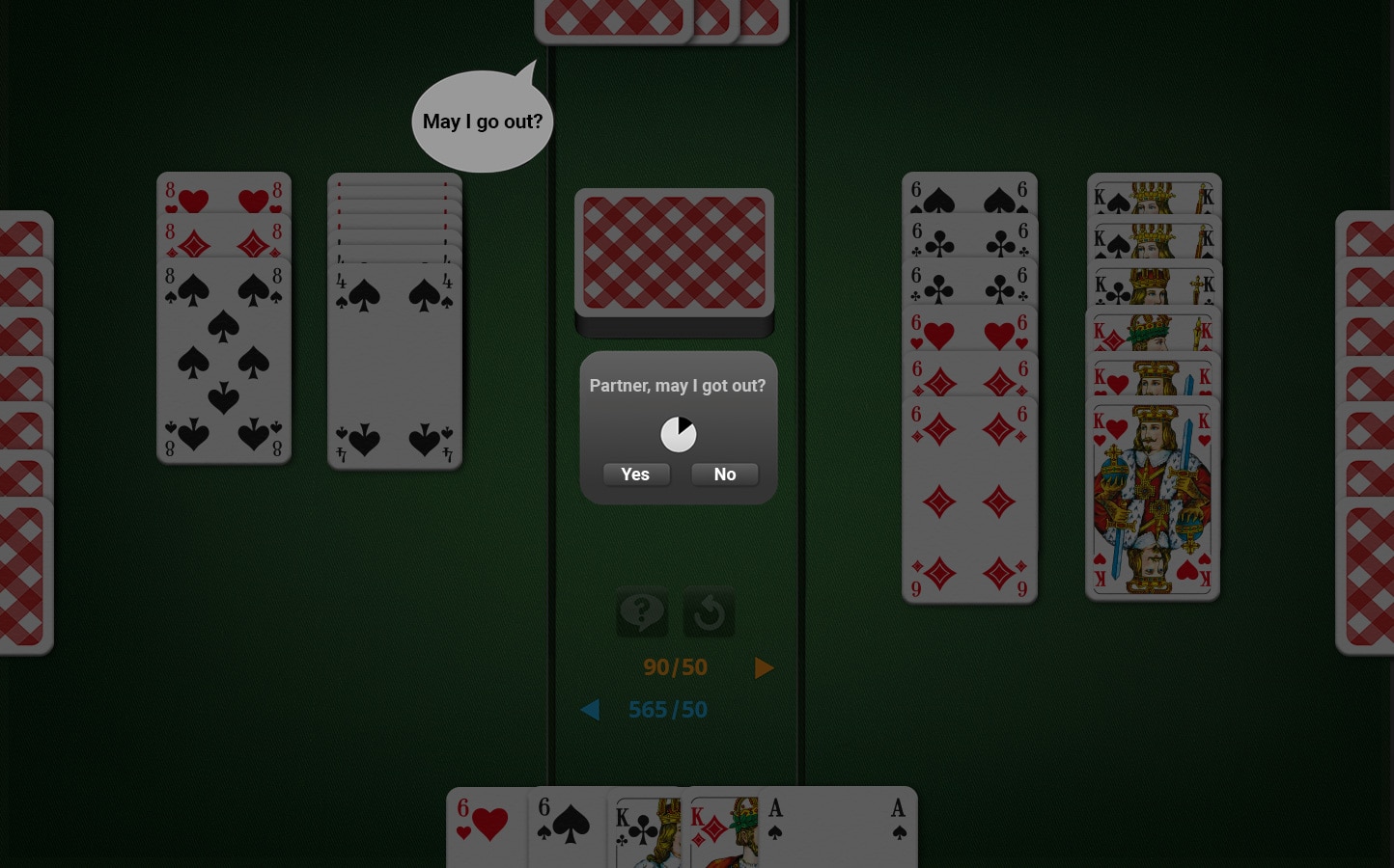 canasta single player online