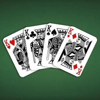 The Four Kings of the American Pinochle Pattern