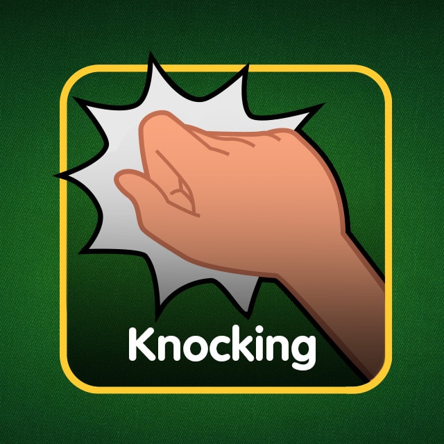 Rummy Icon: Knocking