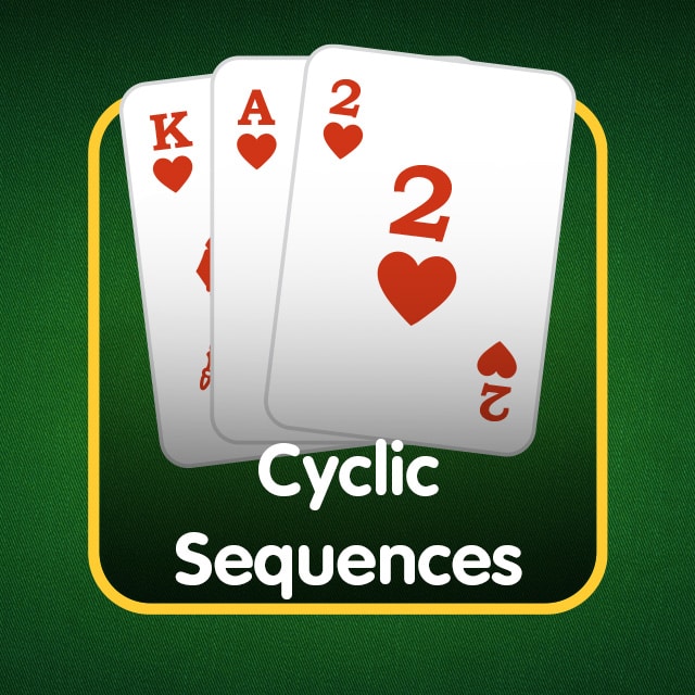 Rummy Icon: Cyclic Sequences