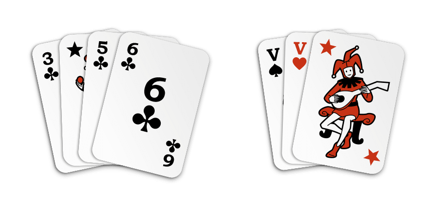 Grupo y serie con un Comodín