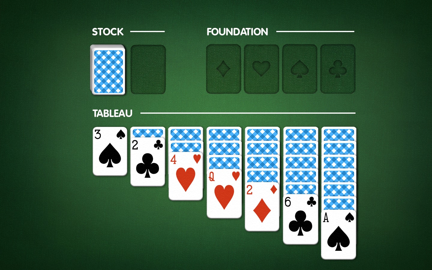 Lesson 1 Focus on the Tableau Solitaire Palace