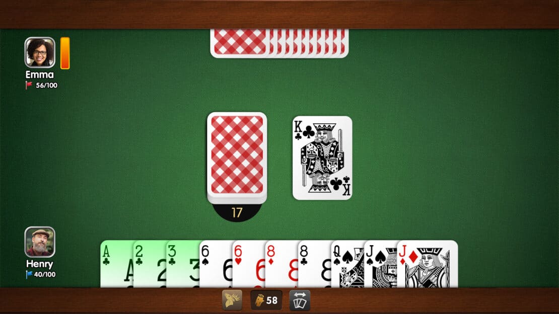 Gin Rummy: bad boasting hand