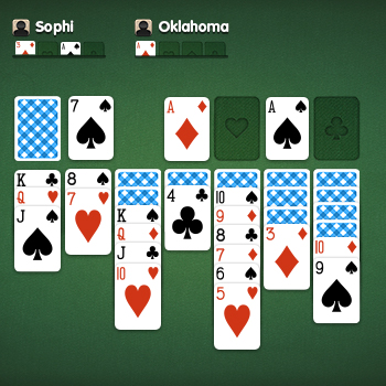 Solitaire Playing Field in Multiplayer-Mode