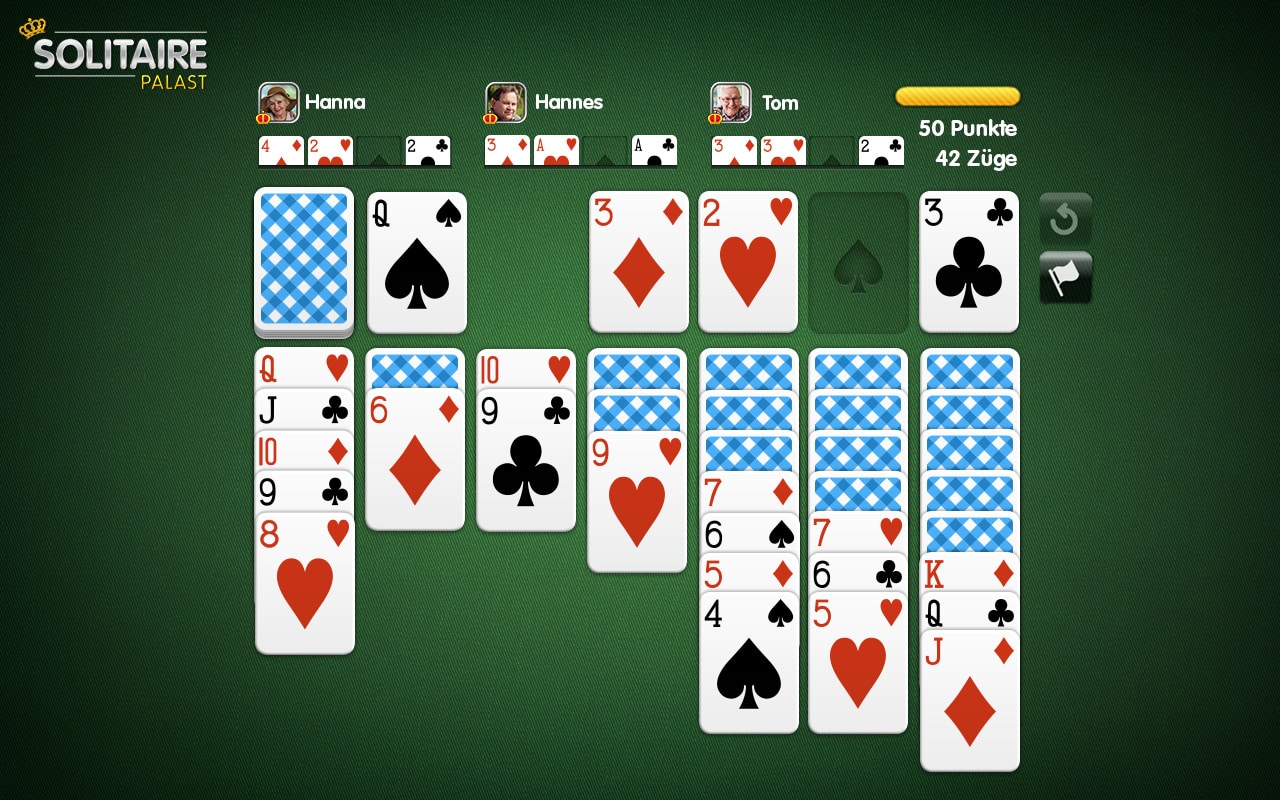 Solitär spielen lernen Solitaire Palast