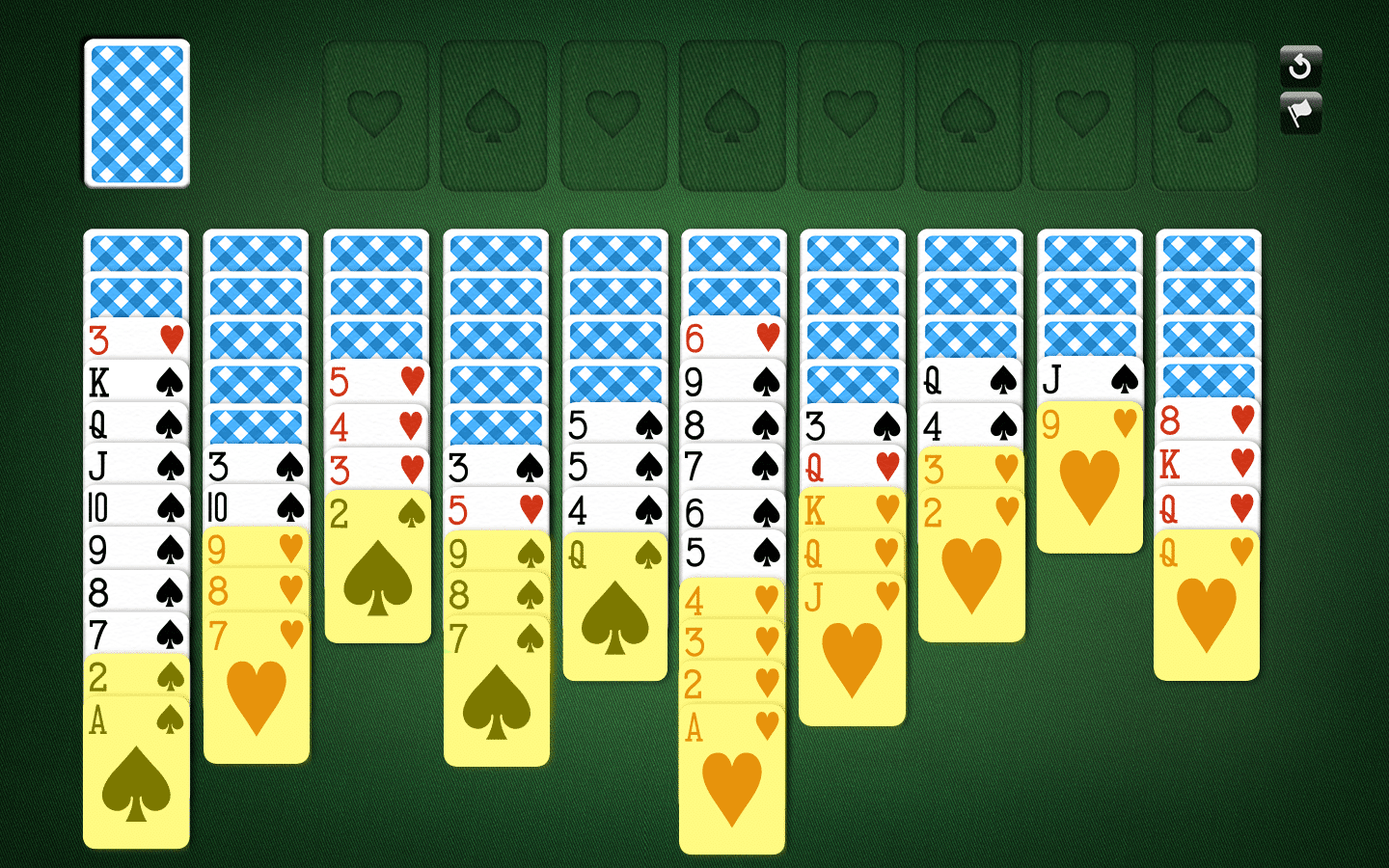 Spider Solitaire (2 Suits) - Play Free Online [No Signup Required]